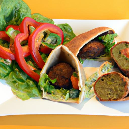 Flavor-Packed pita Pockets: Falafel & Creamy Tahini Bliss
