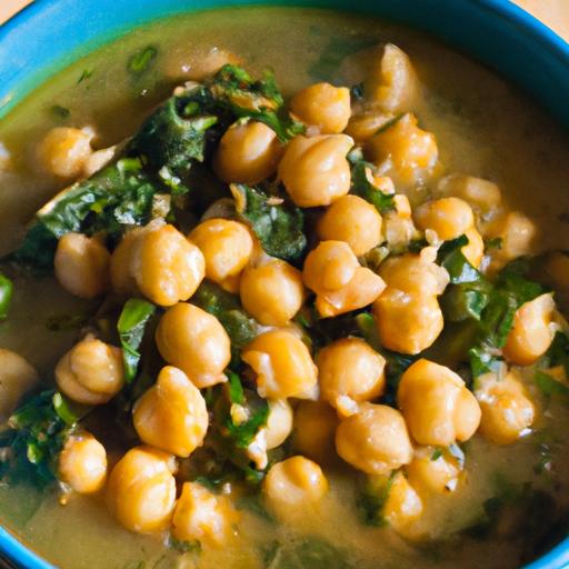 Power-packed chickpea & ‌Spinach Soup: Nutrition in a ⁣Bowl