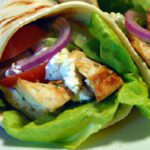 Savor Greek Chicken Gyros Wrapped in Nutty Whole Wheat Pita
