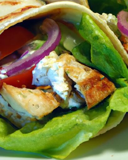 Savor Greek Chicken Gyros Wrapped in Nutty Whole Wheat Pita