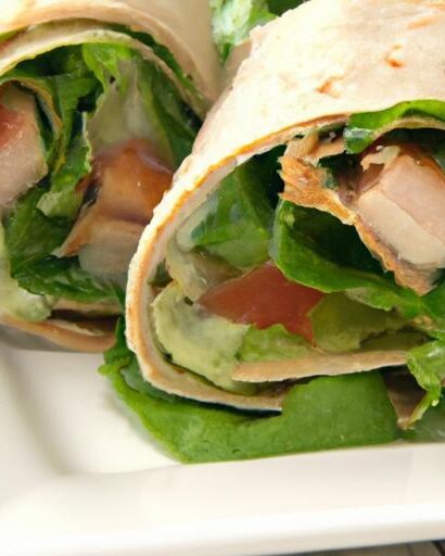 Wrap Up Flavor: Quick Chicken Caesar Salad Delight