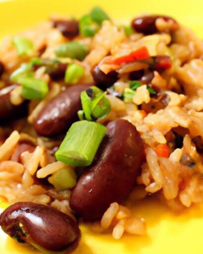 Hearty Vegan Jambalaya: Red Beans & Rice Delight Recipe