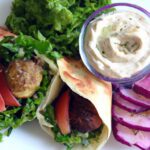 Flavor-Packed Pita Pockets: Falafel & Creamy Tahini Bliss