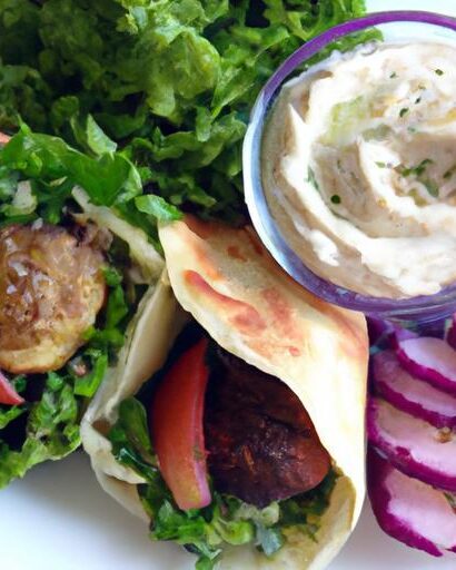 Flavor-Packed Pita Pockets: Falafel & Creamy Tahini Bliss