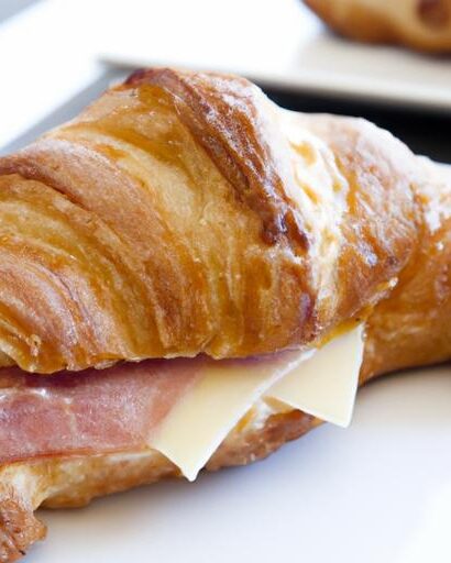 Flaky Baked Ham and Cheese Croissants: A Savory Delight Guide