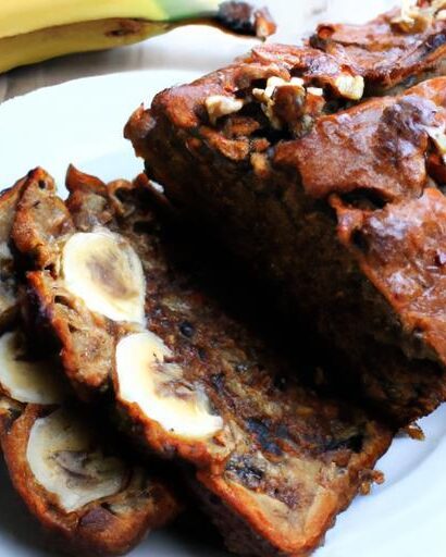 Decadent Banana Bread with Walnuts & Dark Chocolate Delight