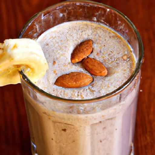 Energize Your Day: Whey Banana Almond Milk Protein Shake