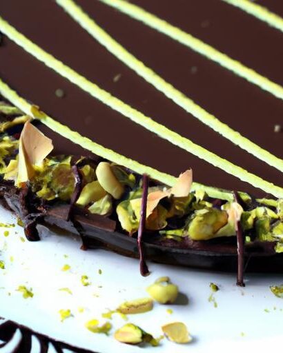 Decadent No-Bake Chocolate Tart with Creamy Pistachio Paste