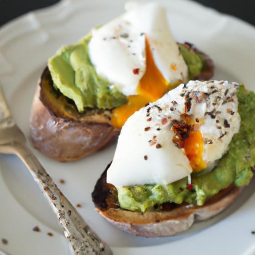 Perfectly Poached Eggs on Creamy Avocado Toast Delight
