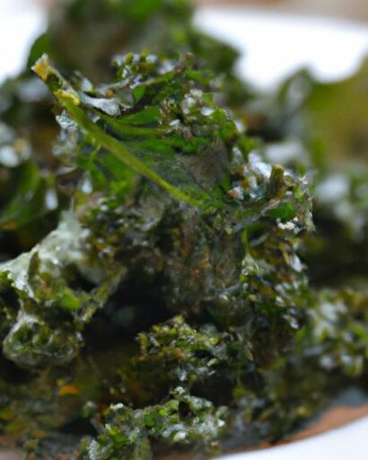 Crispy Baked Kale Chips: A Healthy Olive Oil Snack Delight