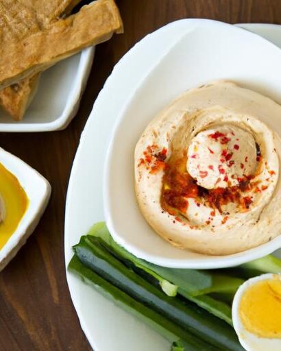 Protein Power Duo: Hard-Boiled Eggs Paired with Hummus