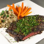 Savor the Flavor: Grilled Steak with Roasted Carrots & Wild Rice
