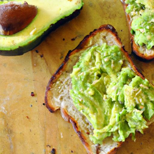 Wholesome Delight: Mashed Avocado on Whole Wheat Toast