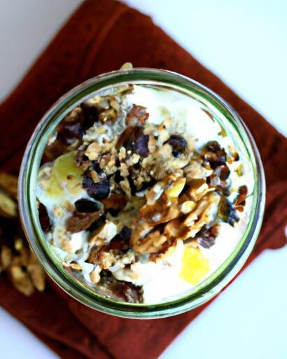 Power-Packed Overnight Oats: Casein Protein & Walnut Boost