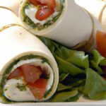 Fresh Tomato & Mozzarella Wraps with Zesty Pesto Twist