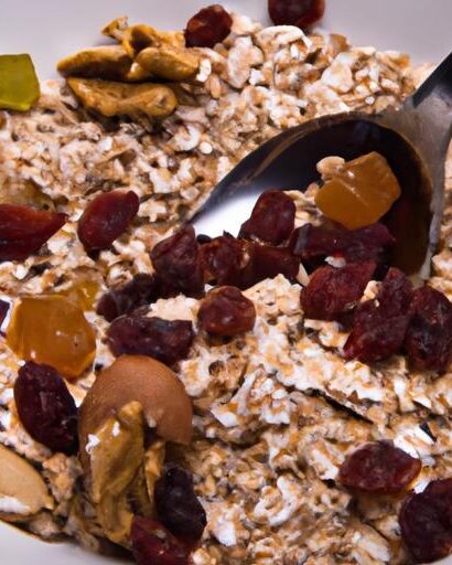 Warm & Wholesome: Baked Oatmeal with Nuts and Raisins