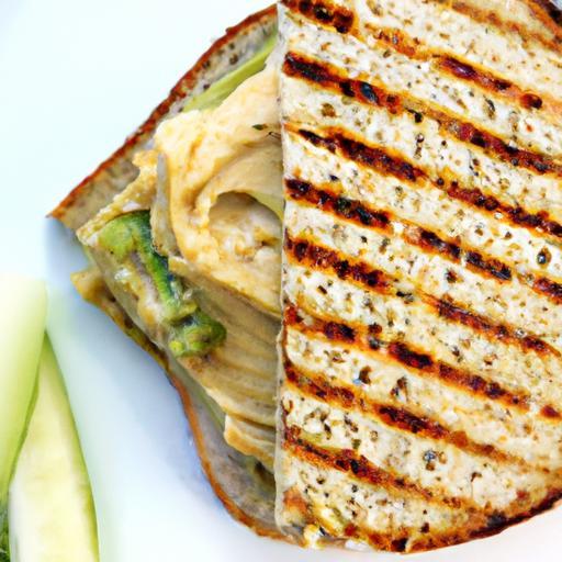 Creamy Avocado & Hummus Grilled Sandwich: A Flavor Fusion