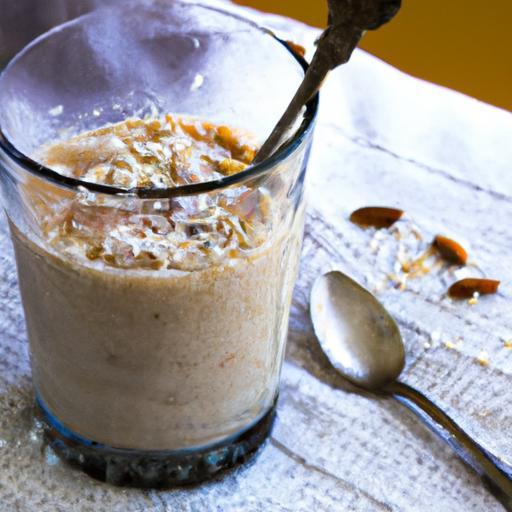 Power-Packed Protein: Whey, Oats & Almond Butter Smoothie