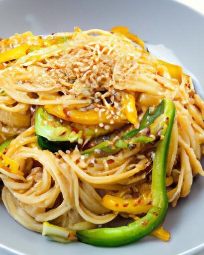 Fiery Peanut Noodles: A Zesty Twist on Classic Comfort