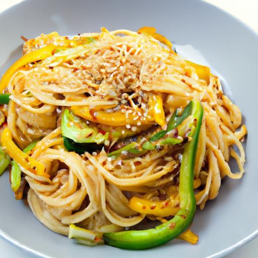 Fiery Peanut Noodles: A Zesty Twist on Classic Comfort