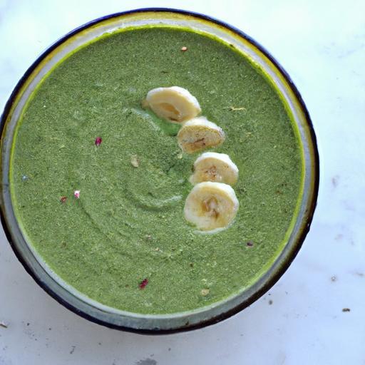 Energize Your Day: Spinach, Banana & Flaxseed Smoothie