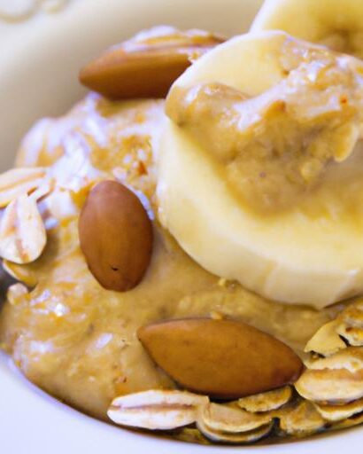 Power-Packed Overnight Oats: Peanut Butter & Banana Bliss
