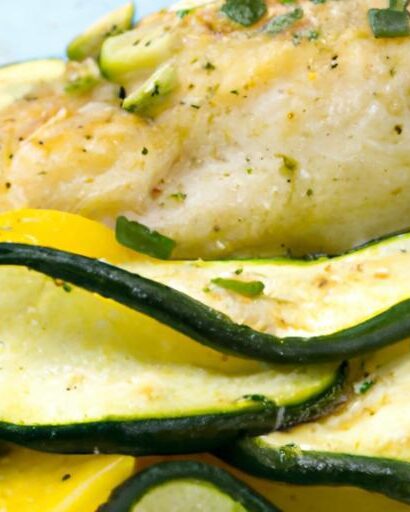 Zesty Sheet Pan Lemon Herb Tilapia with Tender Zucchini