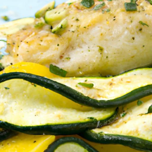 Zesty Sheet Pan Lemon Herb Tilapia with Tender Zucchini