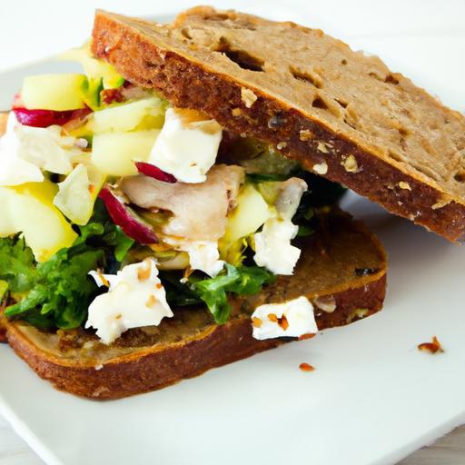 Wholesome Greek Yogurt Chicken Salad on Whole Grain Bread
