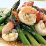 Savor the Flavor: Shrimp & Asparagus Stir-Fry in Garlic Sauce