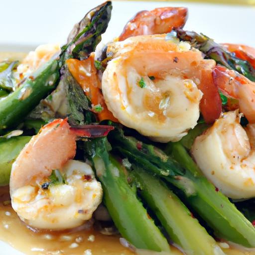 Savor the Flavor: Shrimp & Asparagus Stir-Fry in Garlic Sauce