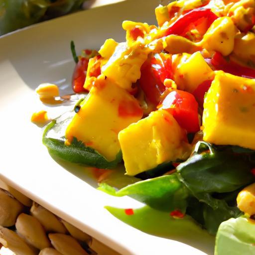 Vibrant Tofu Scramble: Bell Peppers Meet Golden Turmeric