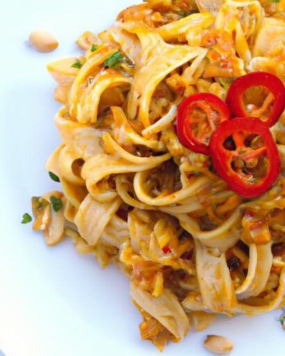 Fiery Peanut Noodles: A Flavorful Twist on Classic Pasta