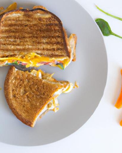 Creamy Avocado & Hummus Grilled Sandwich: A Healthy Twist