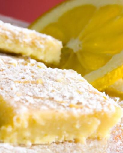 Zesty Sugar-Free Lemon Bars: Guiltless Citrus Delight Recipe
