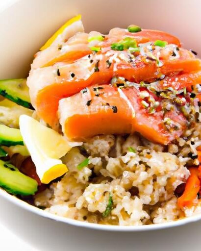 Salmon & Brown Rice Power Bowl: A Nutritious Boost for Your Day