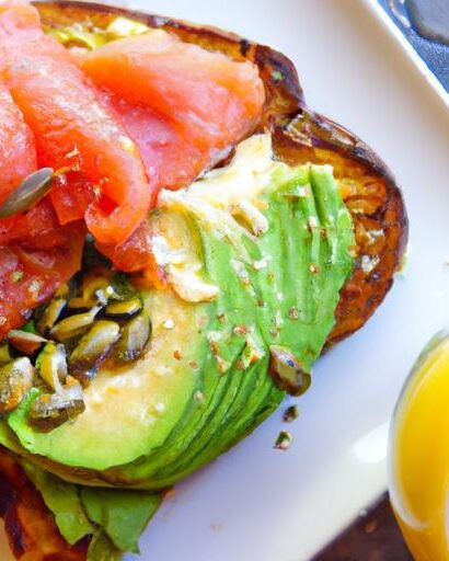 Elevate Breakfast: Smoked Salmon & Avocado Toast Delight