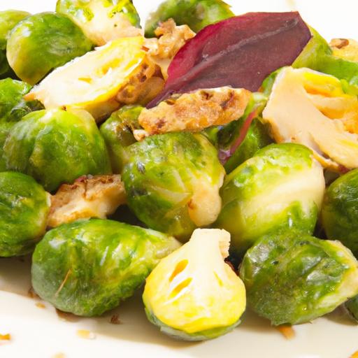 wholesome Delight: Baked Cod Paired with Roasted Brussels Sprouts