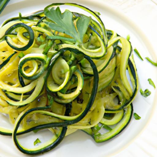 Fresh ‌& Fast: 10-Minute Zucchini Noodles with Pesto Flair