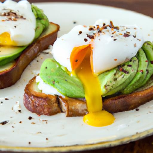 Perfectly Poached Eggs on Creamy avocado Toast delight