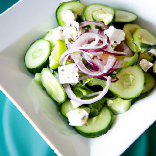 Fresh & Flavorful: Quick Cucumber and Feta Salad Recipe