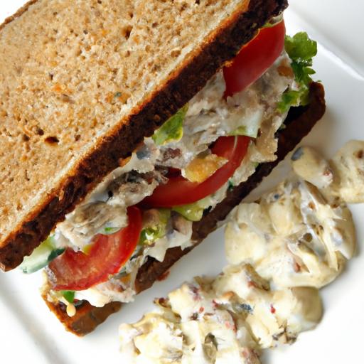 Wholesome Greek Yogurt Chicken Salad on Whole Grain Bread