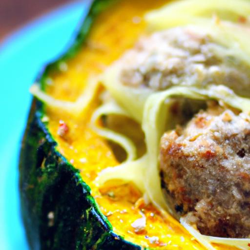 Twist on tradition: Spaghetti Squash with Turkey Meatballs