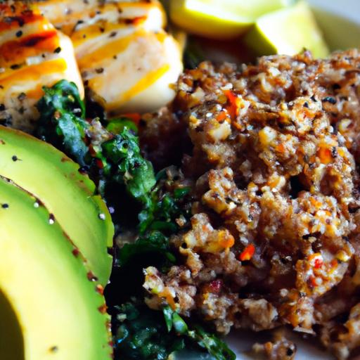 Protein⁤ Powerhouse: Chicken & avocado Quinoa Bowl recipe