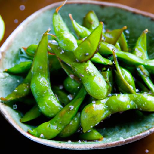 edamame with Sea Salt: A simple Snack Packed with ‍Punch