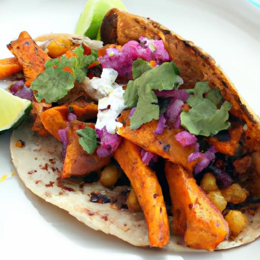 Savor the Flavor: Roasted ‍Sweet Potato & ​Black Bean Tacos