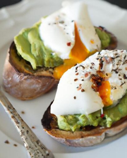 Perfectly Poached Eggs on Creamy Avocado Toast Delight