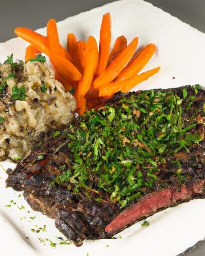 Savor the Flavor: Grilled Steak with Roasted Carrots & Wild Rice