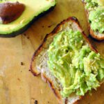 Wholesome Delight: Mashed Avocado on Whole Wheat Toast