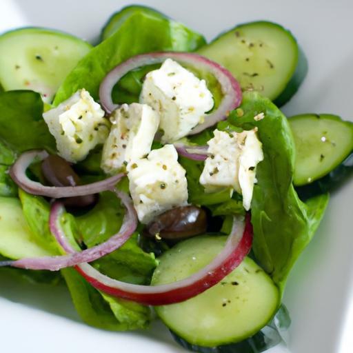 Fresh & Flavorful: Quick Cucumber and Feta Salad Recipe